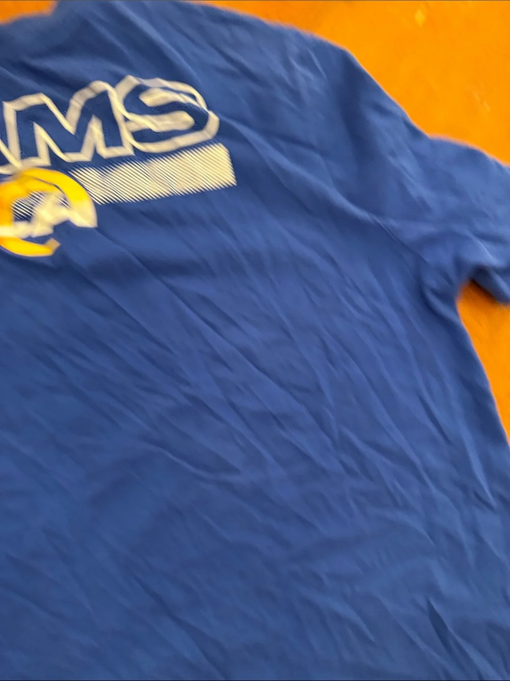 Nike Men’s Los Angeles Rams Blue Short Sleeve Tee xl